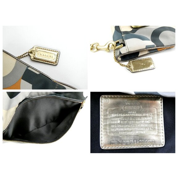 Coach Op Art Foldover Shoulder Bag 12928 - Picture 12 of 14